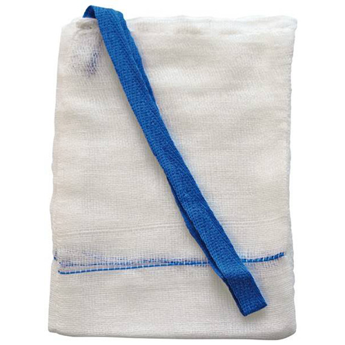 Pezze laparotomiche con filo di bario