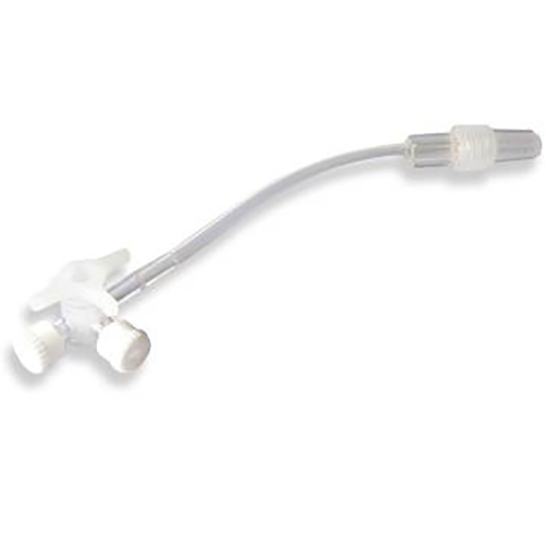 Prolunga in PVC a bassa pressione con rubinetto a tre vie Delta Connector 3W