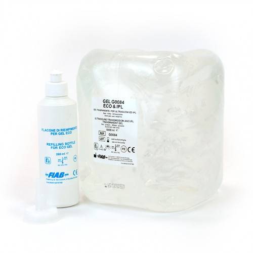 Gel liquido incolore da 5 lt per ultrasuoni e luce pulsata